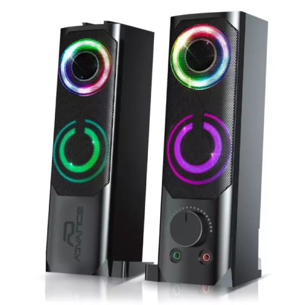 ADVANCE ENCEINTE 2.0 SOUNDPHONIC 6W RMS RGB