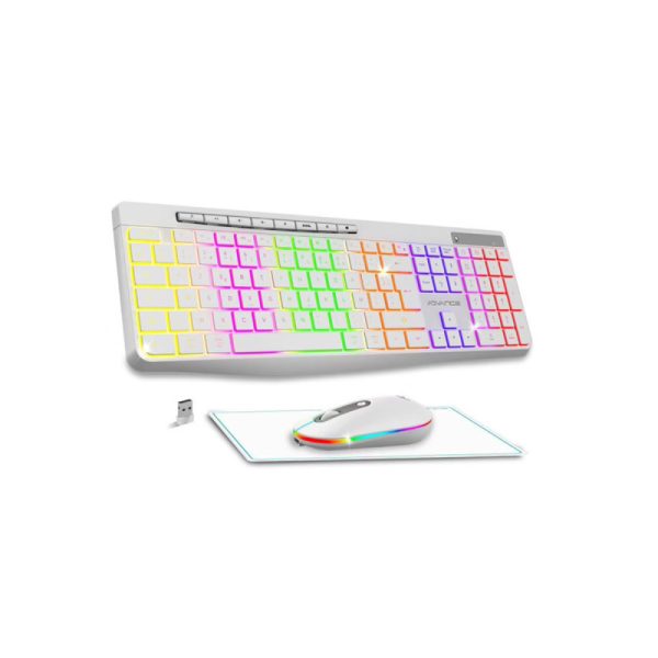 Pack Gamer Advance CLS-3100WT: Clavier + Souris + Tapis