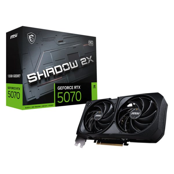 MSI CARTE GRAPHIQUE RTX 5070 12G SHADOW 2X OC