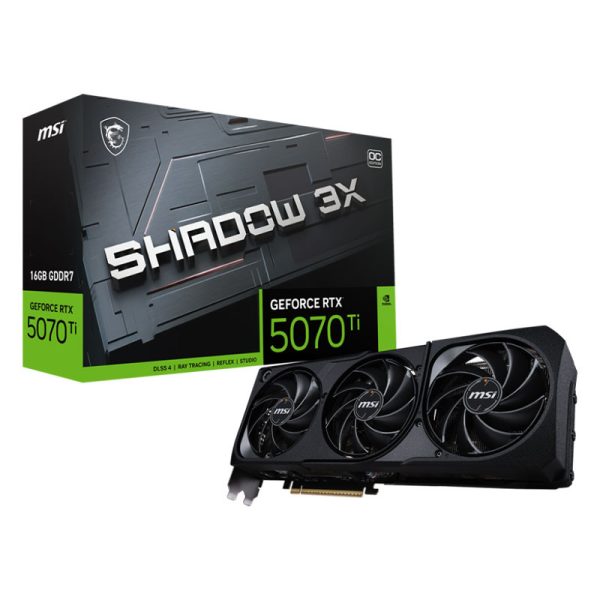 MSI CARTE GRAPHIQUE RTX 5070 Ti 16G SHADOW 3X OC